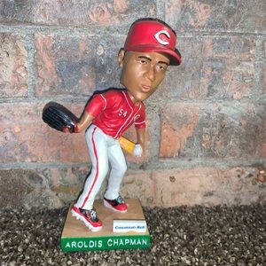 Aroldis Chapman Cincinnati Reds Antique Bobblehead
